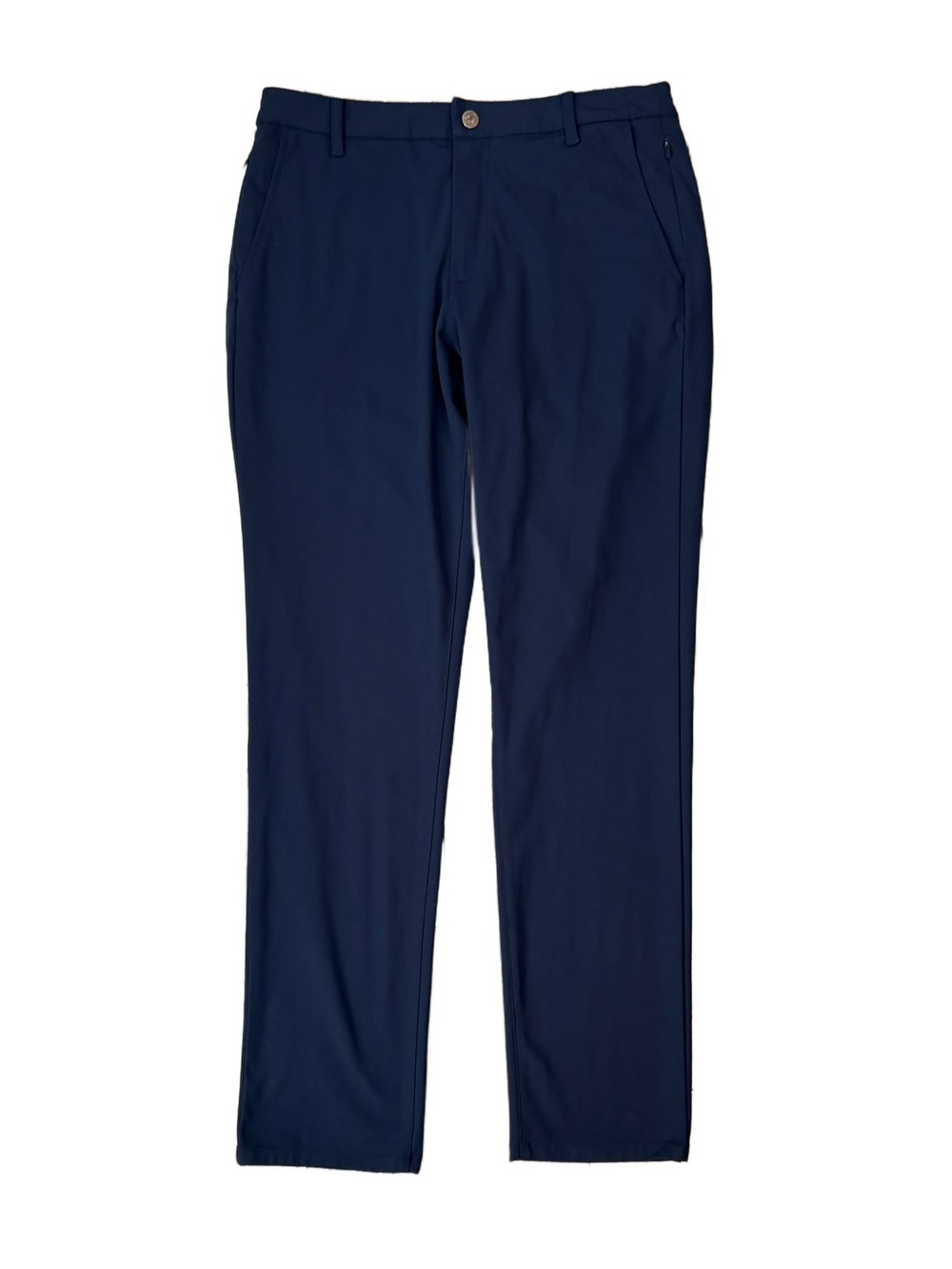 NWOT Birddogs Boom Performance Lined Chino Pants 32x32 Navy Blue Golf Travel